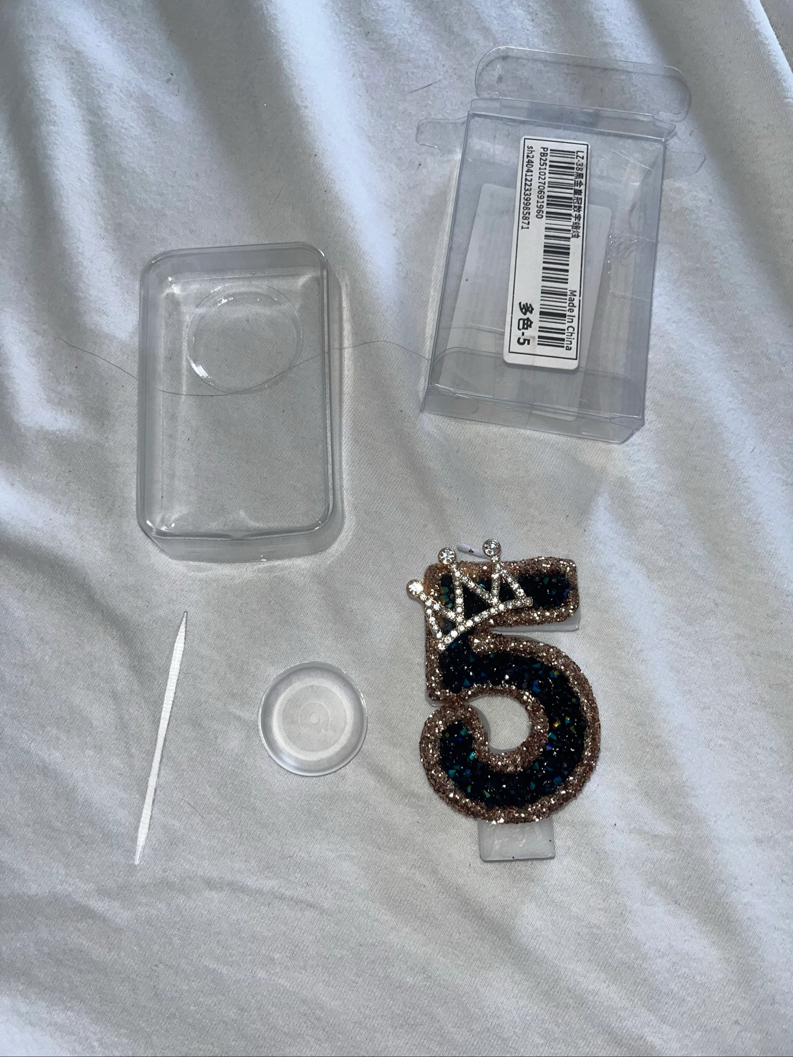 Bougie "5" - nova com etiqueta – photo 6